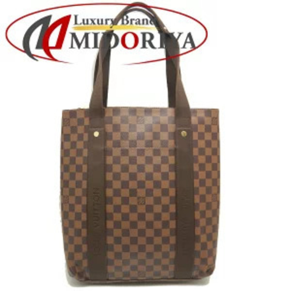 LOUIS VUITTON Damier Cabas Beaubourg Tote Bag Ebene